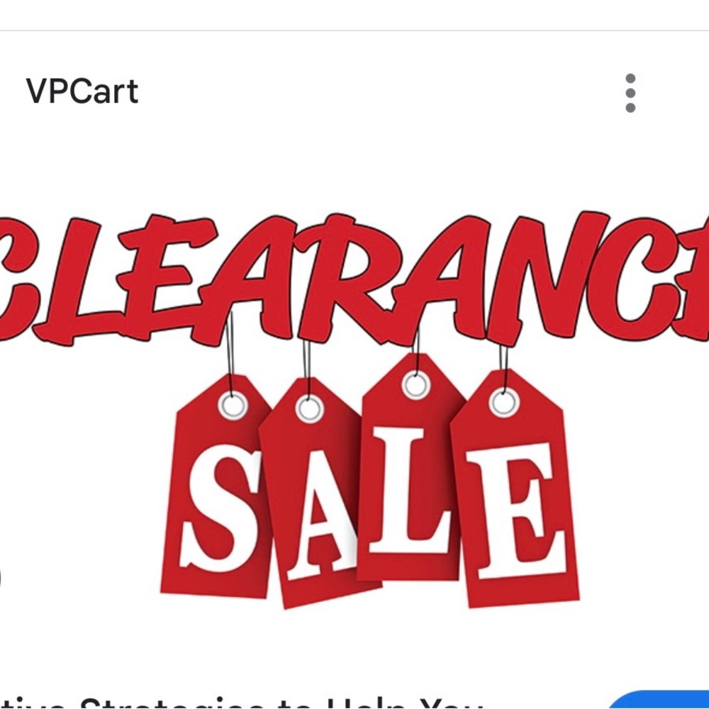 Clearance! Deals!